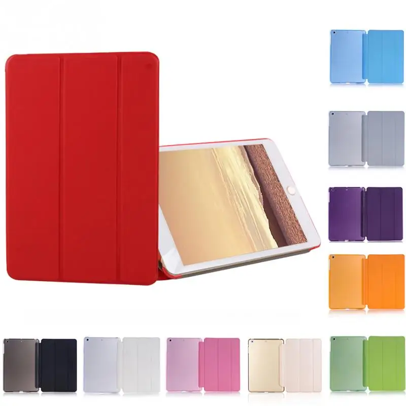 

Four Shapes Stand Smart Leather Flip Soft Back Cover Case Leather Cover Protect For iPad Mini 1 2 3 Retina Auto Sleep/ Wake