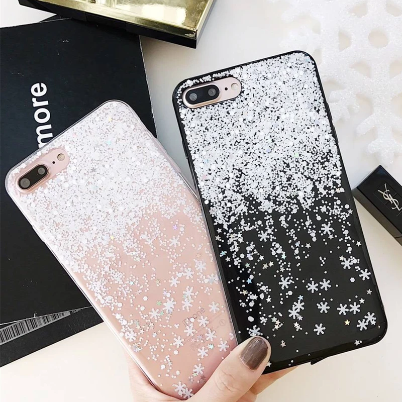 Zxtrby Прекрасный Снежинка чехол для телефона iPhone 6 6S 7 8 Plus X задняя крышка Модный
