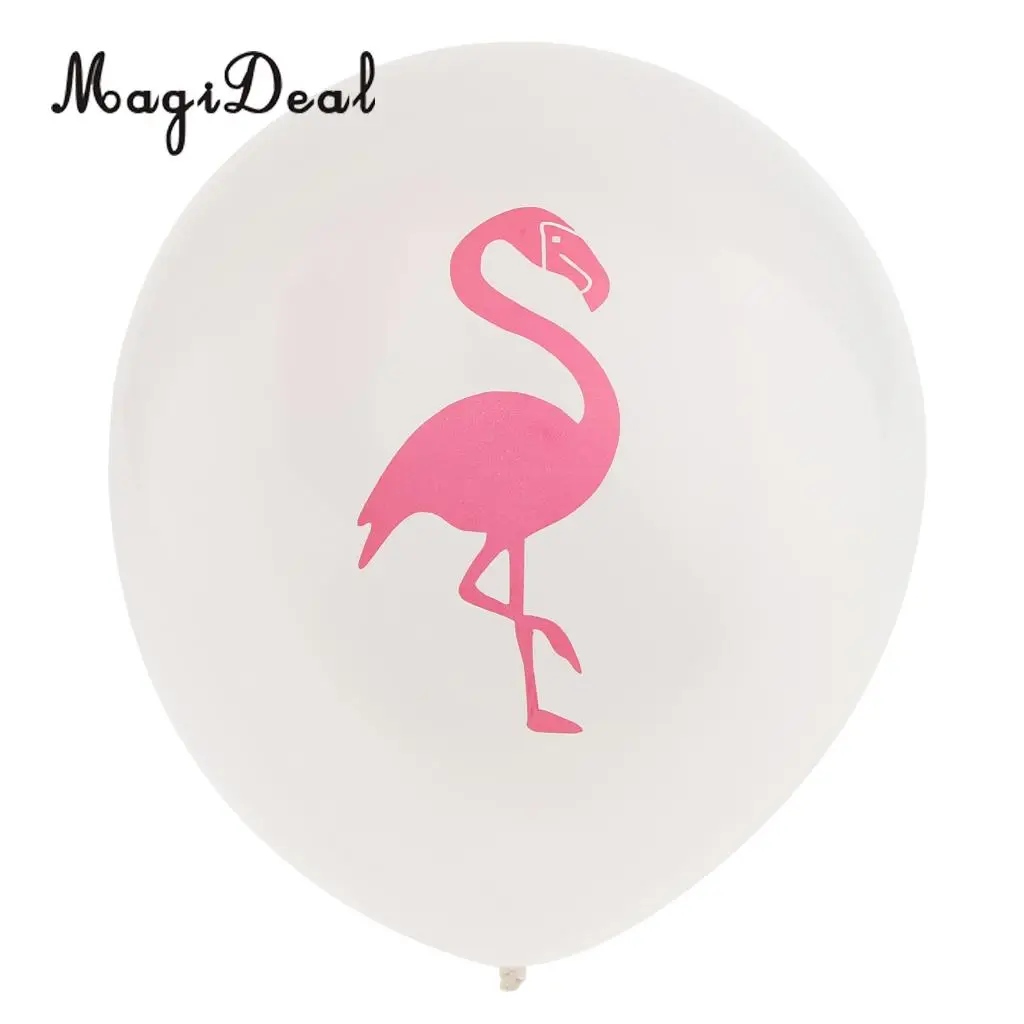 10pcs Flamingo Latex Balloon Hawaiian Luau Party Decoration 10 inch 