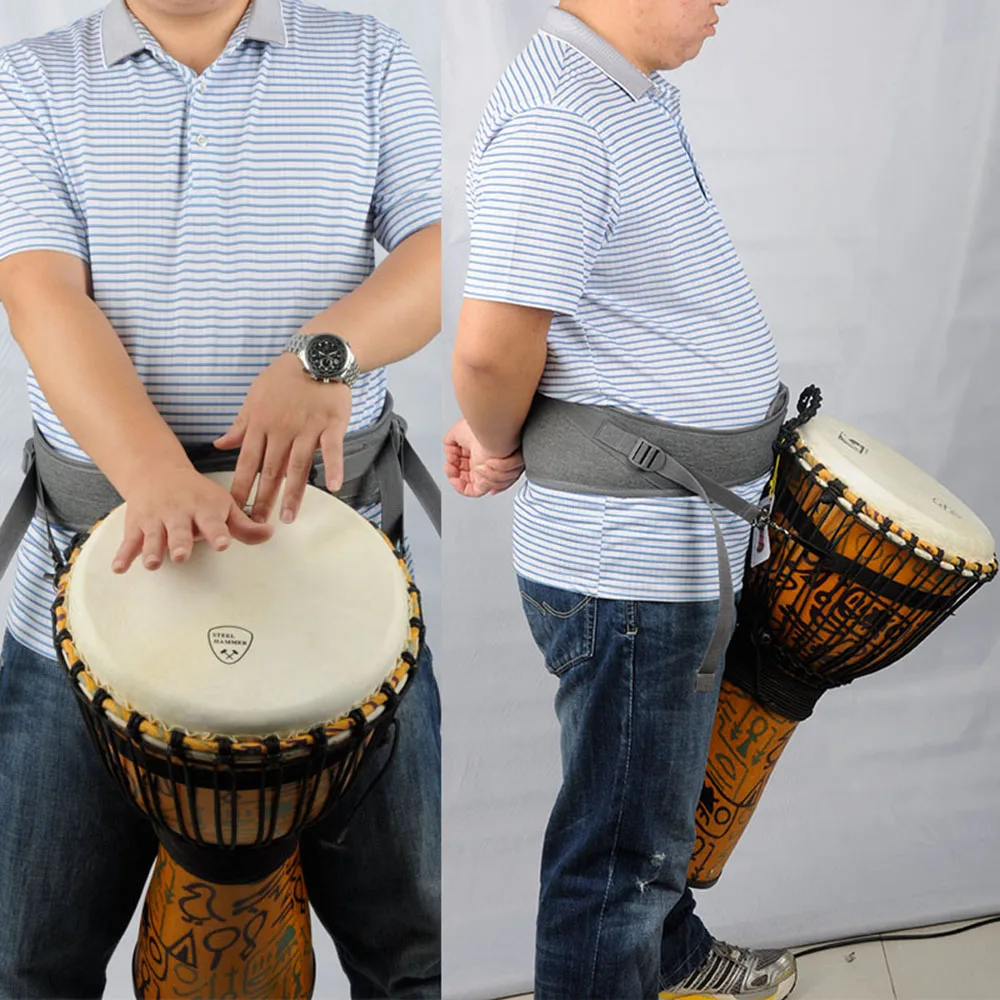 Cinta de Ritmo Alças de Mão Djembe Percussão Realizar Prática África Tambor Cintura Acessórios - Image 2