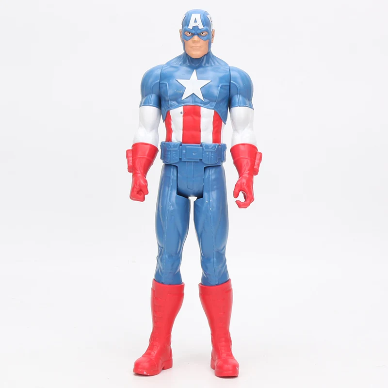 30CM Marvel Toys Avengers 3 Infinity War SuperHeroes Captain America Ironman Black Spiderman PVC Action Figure Collectible Model