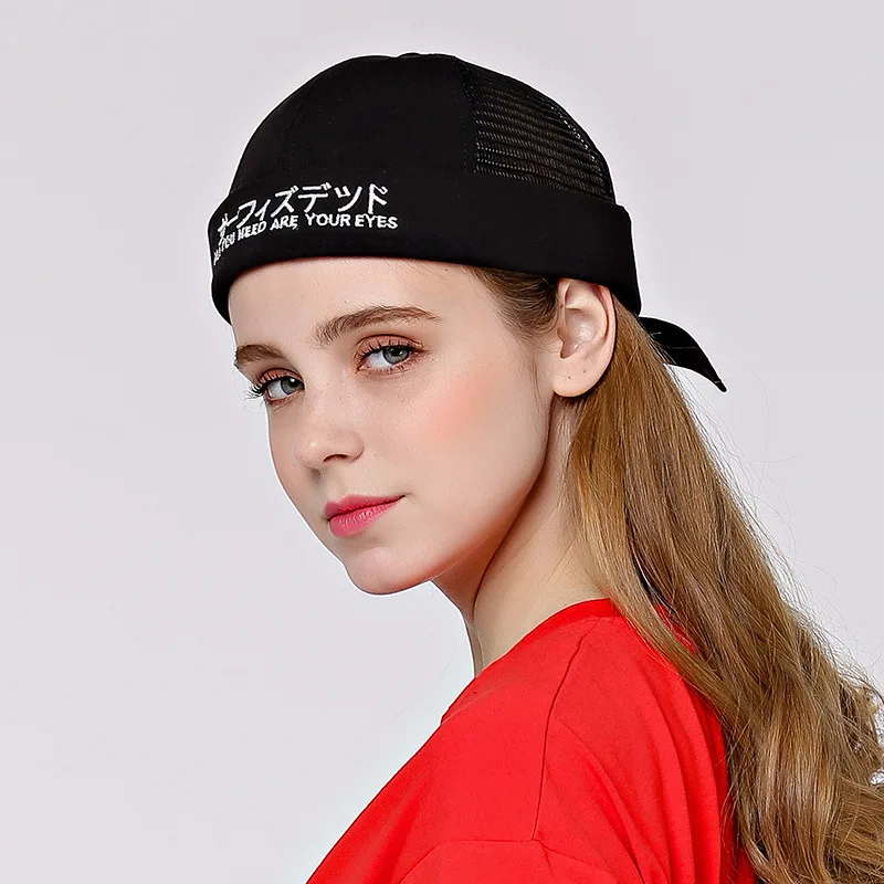Women Skullcap Skull Cap Korean Hiphop Hip Hop Hats for Women