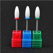 Керамический сверло для ногтей для Электрические маникюрные сверла машина аксессуары для омертвевшей кожи пилка для ногтей инструменты для дизайна ногтей