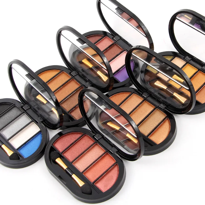 

5 Colors Make Up Tools Set Eye shadow Palette Makeup Powder Women Waterproof Matte Glitter Eye Shadow Easy to make up