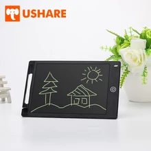 USHARE lcd планшет для письма 12 дюймов доска для писем электронная магнитная доска для рисования почерк колодки с ручкой для детей подарок
