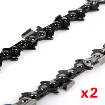 

2pcs 20inch 76 Drive Links For 4500 5200 Chinese Chainsaw Saw Chain Parts Tools