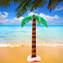 Надувная пальмовое дерево поливинилхлорид 90x27,5 см надувная Гавайская Луа Летняя Вечеринка у бассейна игрушка забавное украшение Новинка