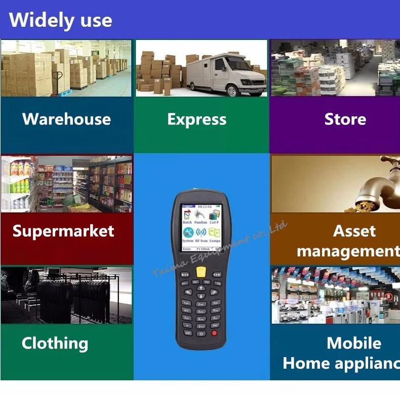 Techlogic X3 можно крепить любые приспособления: PDA Беспроводной сканер штрих-кода складских запасов лазер сканера сканер для бар-кодов с Storeage Ручной терминал КПК
