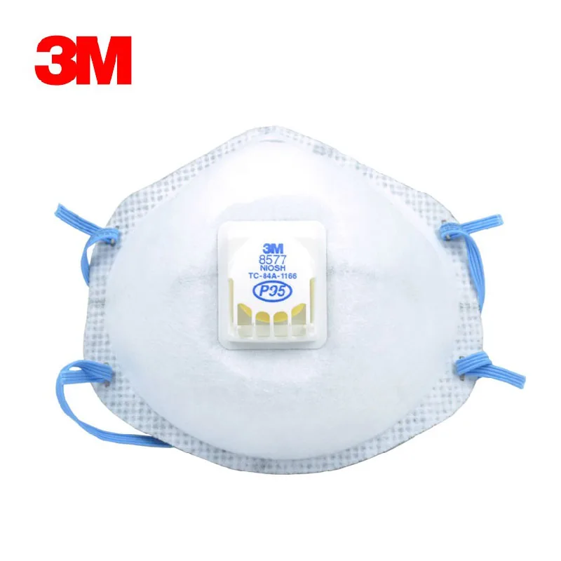 3M 8577, 3 шт./лот,, PM2.5, маски против формальдегида, маска против дыма P95, с уровнем шума LT114