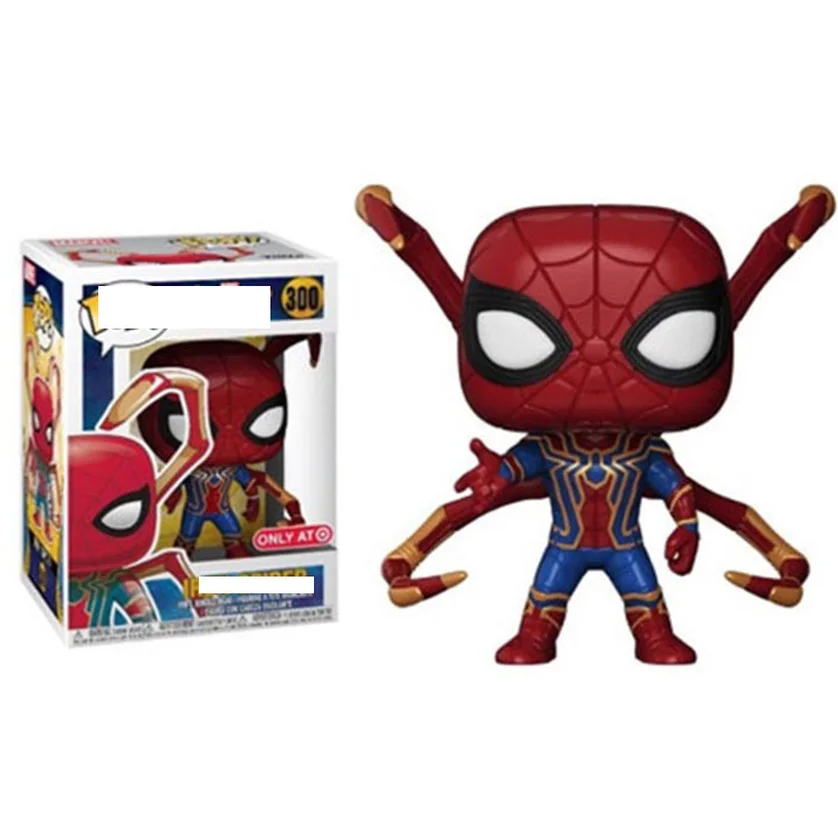 

10CM Spiderman Avengers Infinity War Iron Spider Spider-Man PVC Action Figure Collection Model Doll Toys Gift 2019 Hot Sale