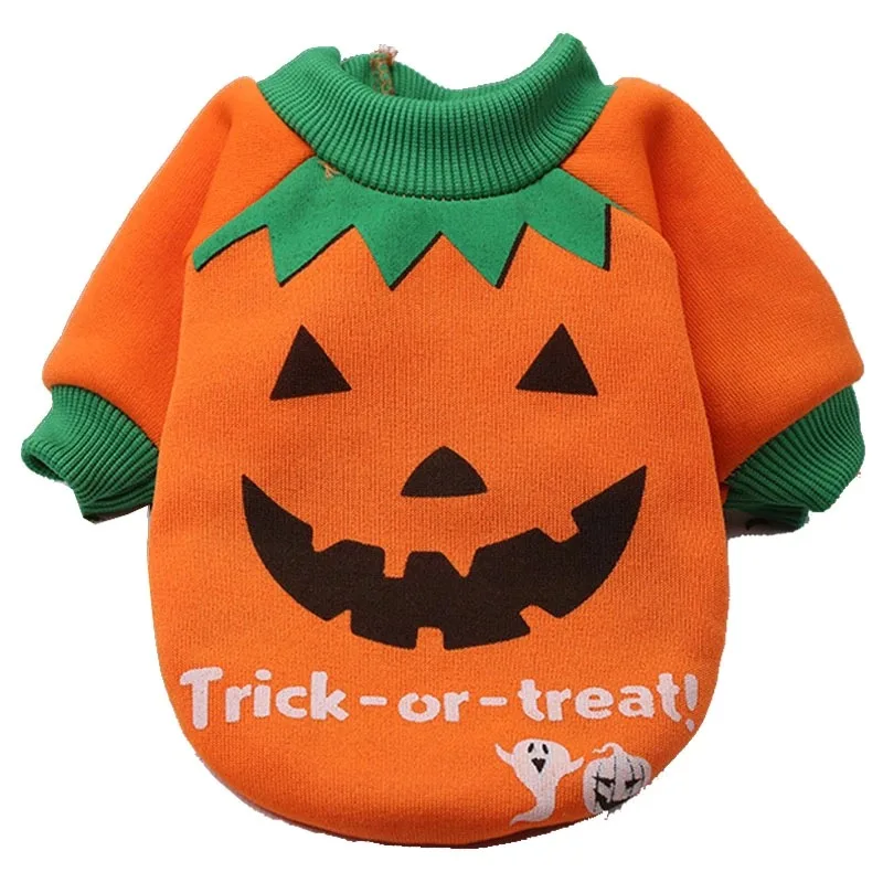 

Funny Halloween Dog Costume Winter Warm Dog Clothes For Small Dogs Chihuahua Pug Apparel Puppy Cat Outfit Clothing