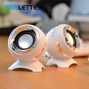

Mini Wired Computer Speakers Bass Horns For Laptop Desktop Phone 6w Powerful Speaker Usb Aux Audio Multimedia Loudspeaker
