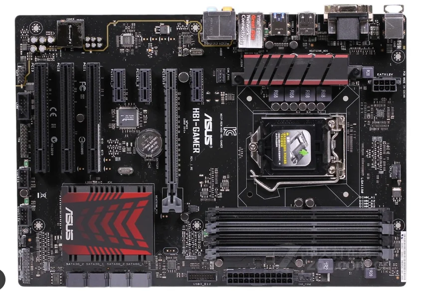 H81-GAMER настольная материнская плата H81 LGA1150 DDR3 16G SATA3 USB3.0 atxматеринская 90% Новинка |