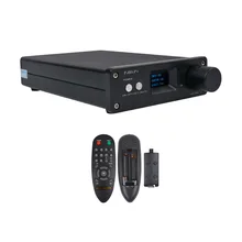 Готовые STA326 PCM2706 AK4113 25 Вт* 2+ 50 Вт OLED 2,1 цифровой усилитель мощности USB волоконный коаксиальный вход 24 бит 192 к с пультом дистанционного управления