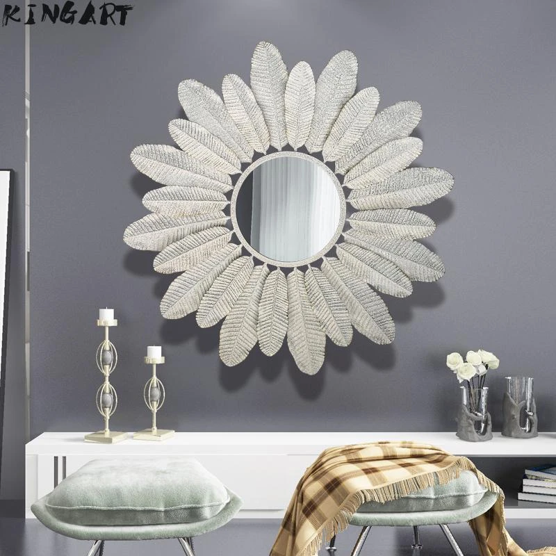 Big Wall Mirror Metal Living Room Wall Decor Frame Mirror Luxury Vintage Wall Decorative Mirror Big Home Mirror 46944777 Decorative Mirrors Aliexpress