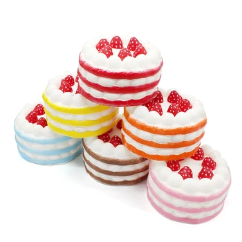 

Squishy Antistress Squishe Strawberry Cake Funs Novelty Gag Toys Stress Relief Gags Practical Jokes Anti-stress Popular Surprise