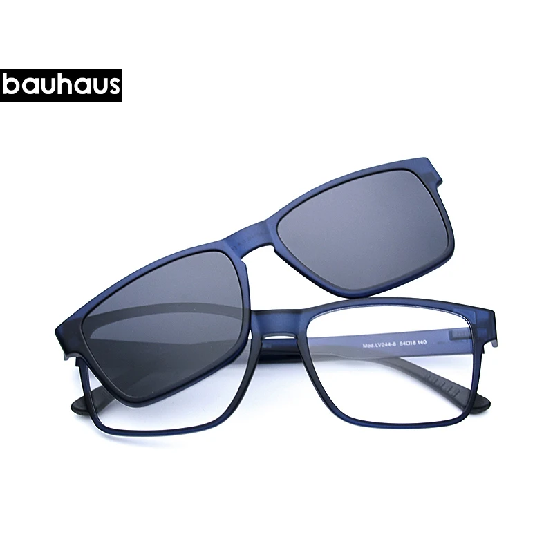 

High End Quality Optical Eyeglasses Frame Clip On Magnets Polarized Myopia Glasses sunglasses Spectacle Frame For Male