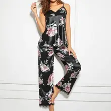 Женское белье, ночное белье, прозрачное ночное белье, без рукавов, v-образный вырез, летнее, на бретельках, кружевное, Новинка