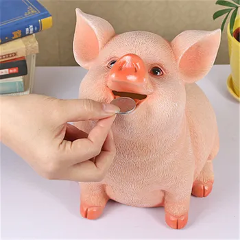 

Piggy bank money boxes decoration home living room bedroom shatterproof coin box craft children gift piggy bank