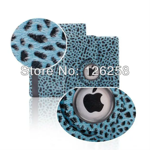Fashion Sexy Leopard design stand leather case for ipad 2 new 3 4 360 rotating smart cover. Free shipping 10pcs/lot | Компьютеры и