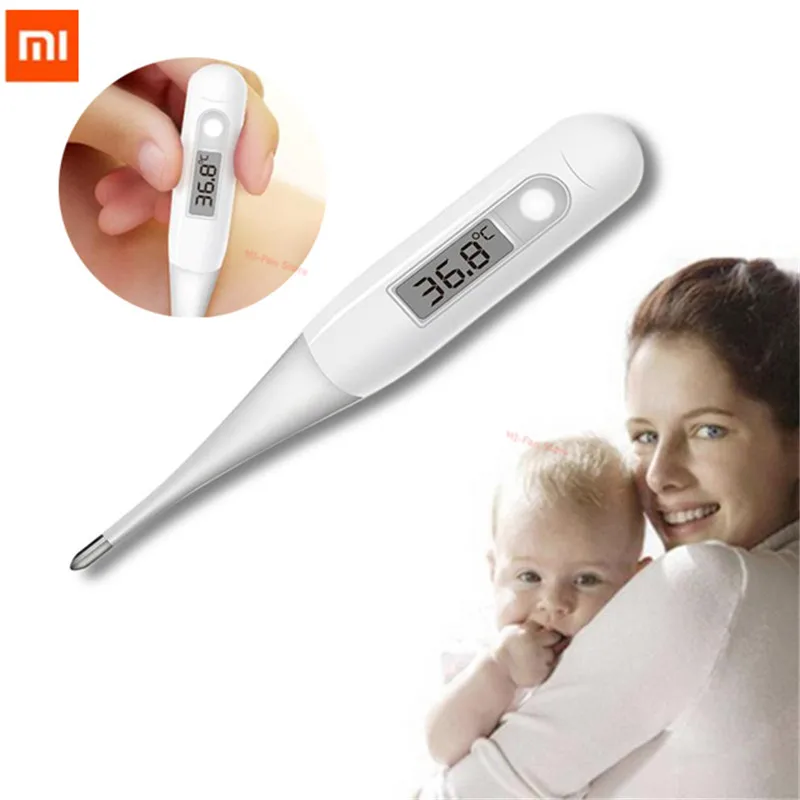 

Xiaomi iHealth Medical Baby High Sensitivity LED Electric Thermometer Mouth/Underarm Soft Head Thermometer For Adult Baby Care