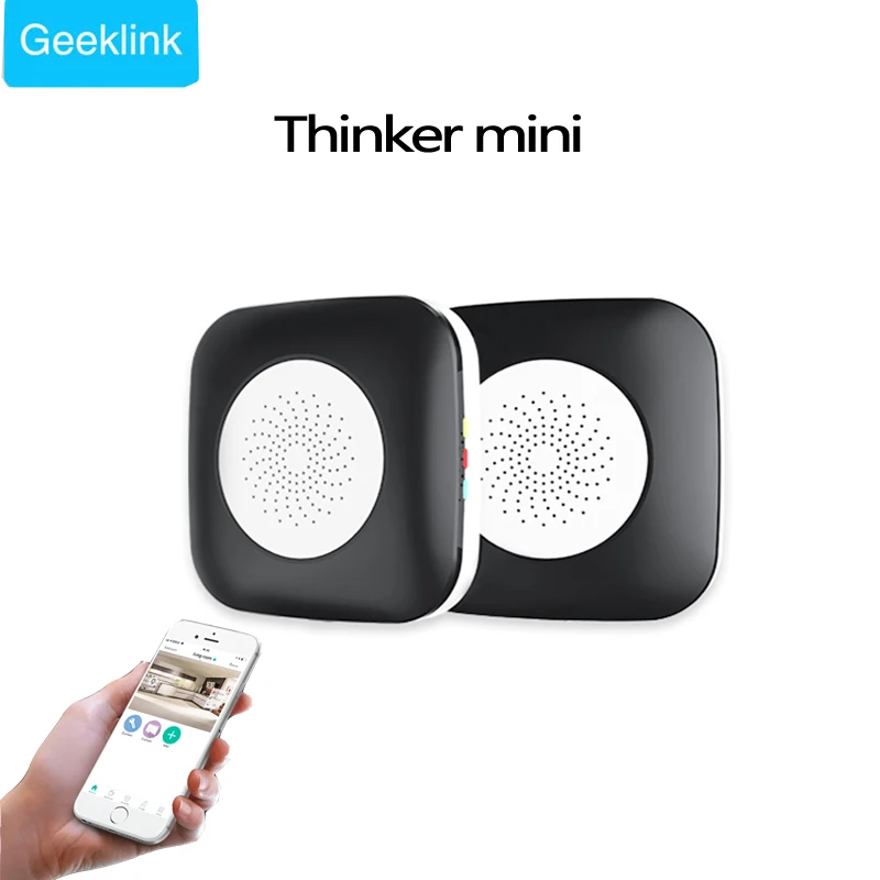 Geeklink Mini Thinker умный дом универсальный пульт дистанционного управления, wifi+ IR+ RF центр управления совместим с Alexa для умного дома