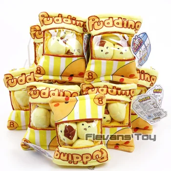 

Cute Lovely Kawaii Japan Cherry Rabbit Cake Pudding Dolls Plush Toys Pendants 10pcs/lot 2 Types