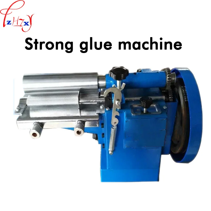 

Strong gluing machine 160mm yellow rubber petrol rubber roller on plastic machine use for surface coating with glue 110/220V 1PC