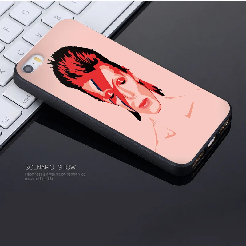 Дэвида Боуи корпус под плетенную сумку Чехол для мобильного телефона iphone 12 11 Pro 8 7