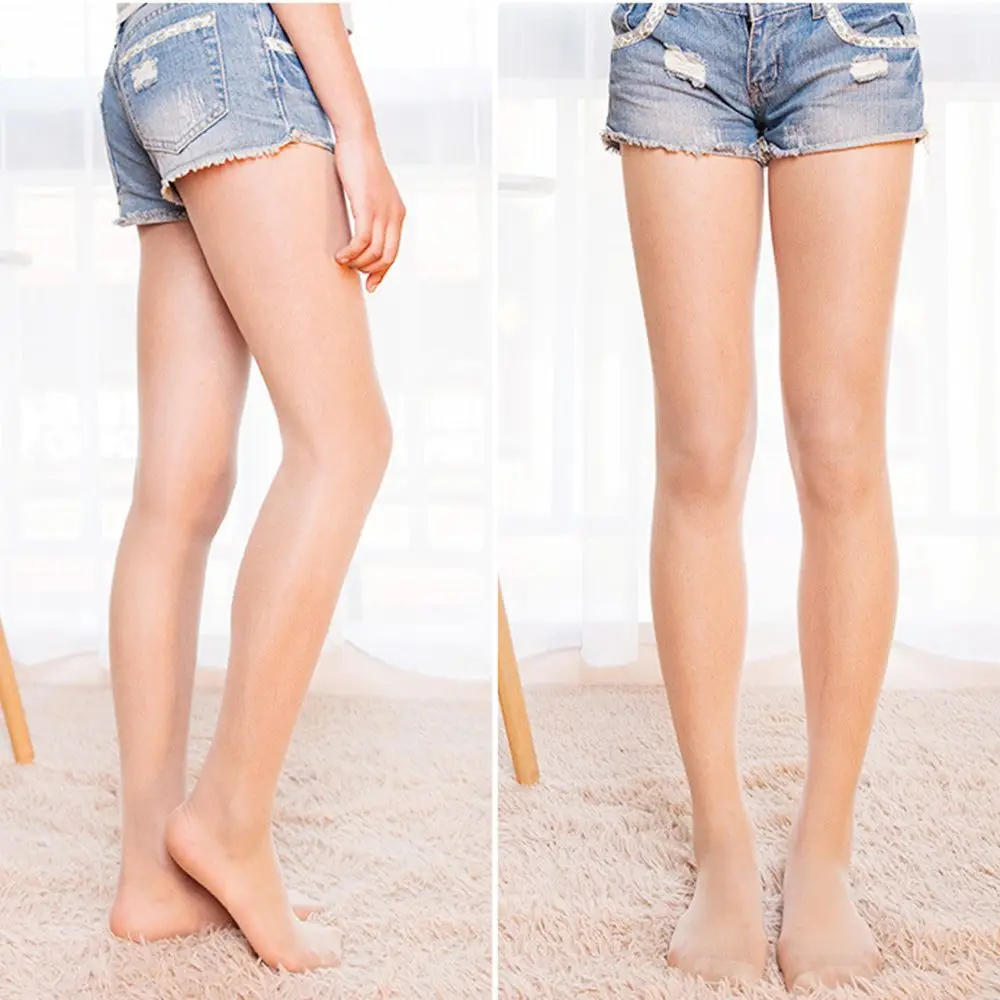 

1 PC NEW Fashion Women 8D Tights Stocking Sexy DIY Design Prevent Hook Silk Thin Any Cut Pantyhose Black Nude Colors