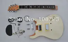 MPR01-ПРС Стиль пользовательского Черри электрическая гитара-Luhier Строитель комплект - пламени Кленовый Топ