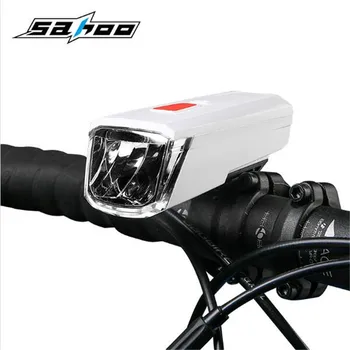 

SAHOO Bike Light 3 Mode USB Rechargeable Headlight IPX4 Waterproof LED Lights Front Lamp Cycling Flashlight Bicycle Accessories