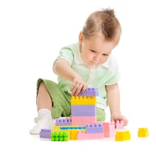 144 Pcs Brinquedos Educativos Para Crianças Blocos de Construção de Plástico Tijolos DIY Puzzle Brinquedo Modelo de Construção Kits Meninos Dos Miúdos Das Crianças Meninas