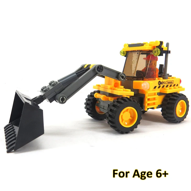 KAZI-8042-DIY-Kids-Toy-Bulldozer-Excavator-Model-Playmobile-Building-Blocks-Brick-Compatible-with-lego (1)