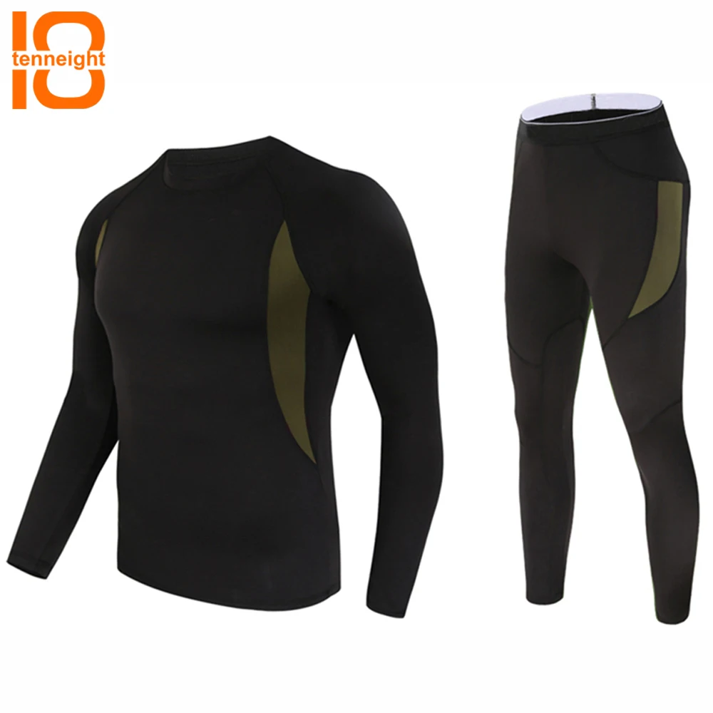 TENNEIGHT Outdoor Tactical underwear elastic fleece sports underwear