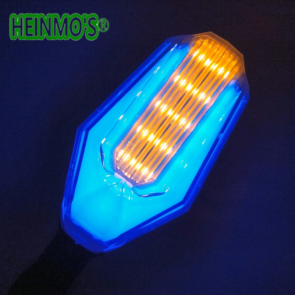 (AK) 12V LED Motorcycle Motorbike Rear Tail Turning Turn Signal Flasher Flashing Indicator Light Blinker Lamp (25)