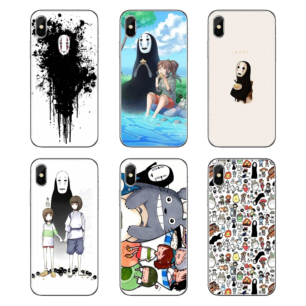 Kawaii Ghibli Doodle шаблон характер для Xiaomi mi A1 A2 5X6X8 lite SE Pro Max x 2 S 3 5 5S прозрачный чехол из