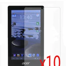 10x Плёнки+ 10x ткань, ЖК-дисплей прозрачный Экран защитная плёнка для НУА Вэй щитки для acer Iconia Tab 7 A1 713 A1-713 7,0 A1-713HD 7"