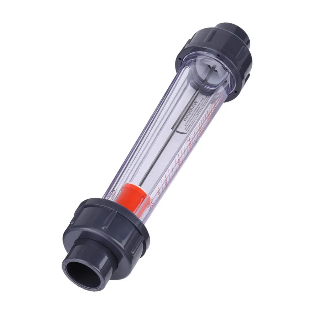 60-600L/H Flüssigkeit Durchflussmesser Wasser Tester Kunststoffrohr LZS-15 