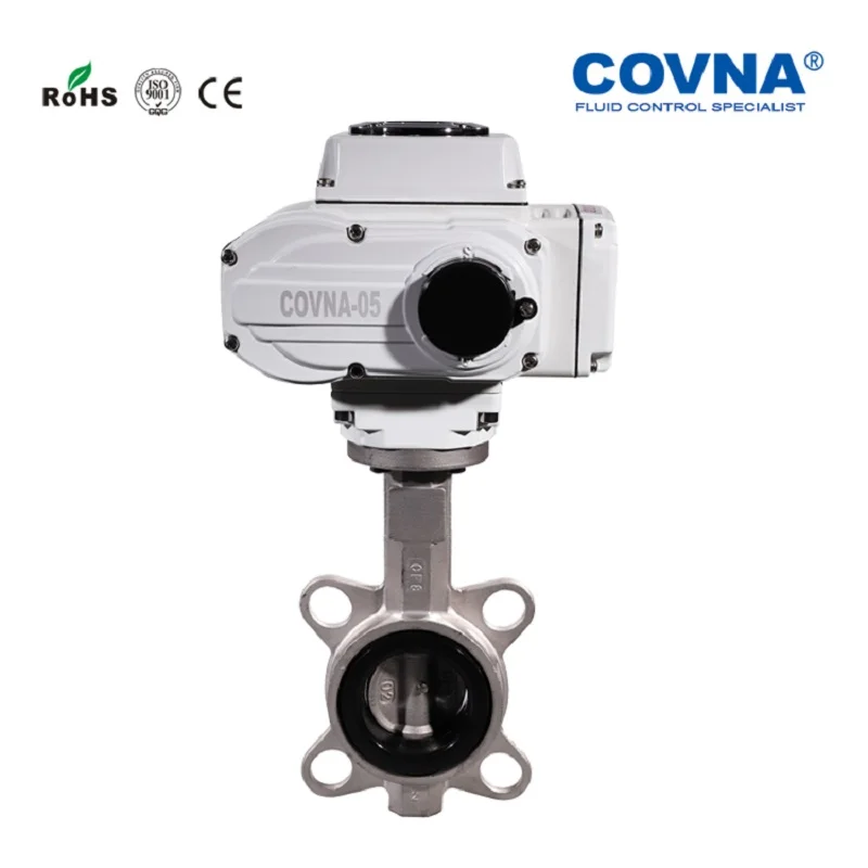 DN80 Нержавеющая сталь Электрический Дроссельный клапан