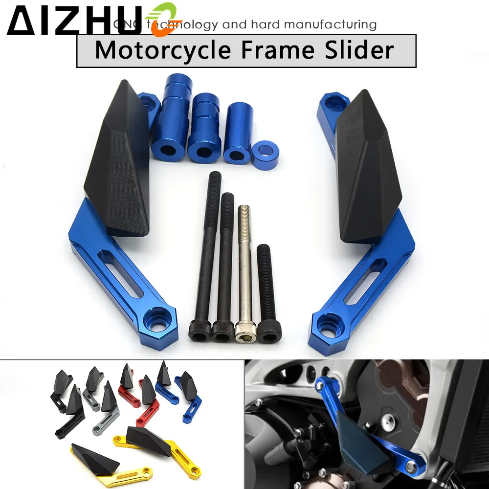 For Yamaha MT-09 MT09 FZ-09 FZ09 FJ-09 FJ09 Falling Protection Motorcycle Accessories Frame Slider Anti Crash Shield Guard