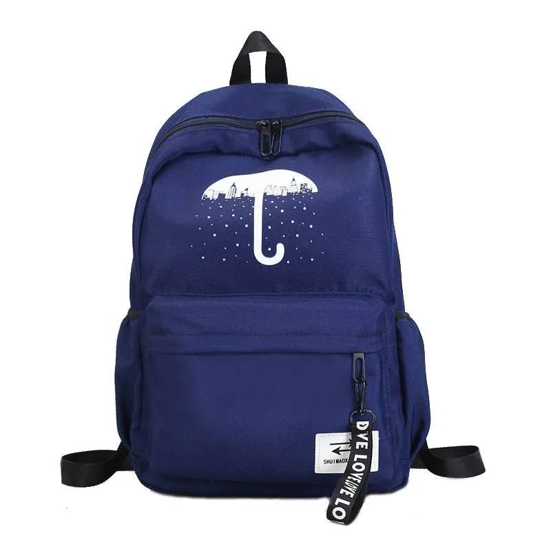 2018 new backbag fabric soft feel comfortable umbrella printing double