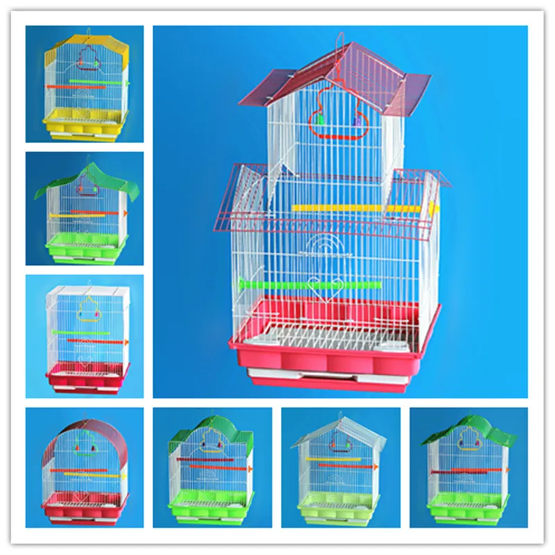 2016 New Big iron birds cages Large glass cage bird small animal cage