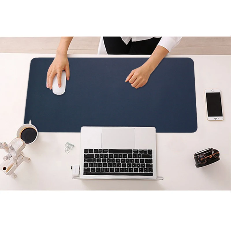 

Large size gaming mouse pad leather PU for cs go lock edge anti-skid computer laptop table mouse mats for the player gamers