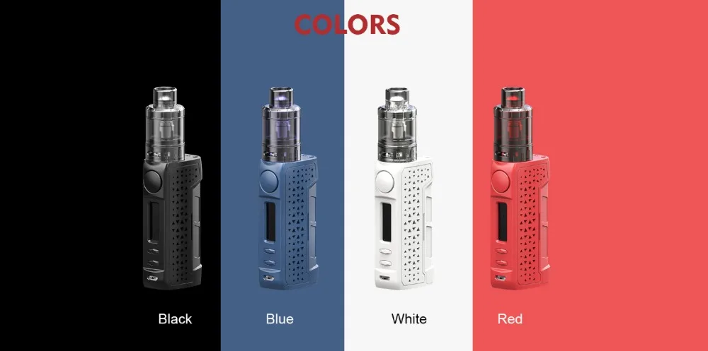 Original Teslacigs Tesla WYE II 86W Kit 86W Mod WYE 2 Vape and 4ML Citrine 24 Tank with T-X5 Coil Electronic Cigarette Vaporizer 01 (4)