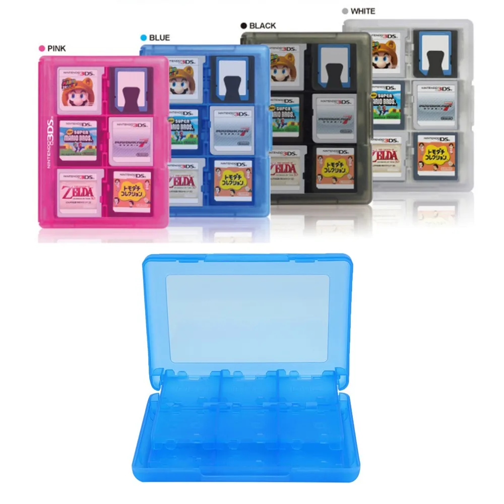 3 цвета 28-in-1 карточная игра чехол держатель картриджа коробка для Nintendo3DS &amp XL