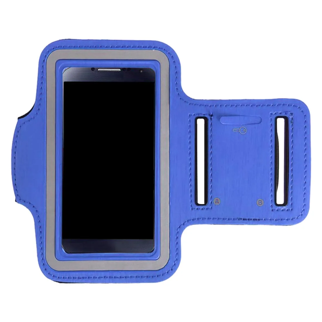 Новые сумки для бега для мужчин и женщин, нарукавная повязка с сенсорным экраном для сотового телефона, чехол для телефона, спортивные аксессуары для смартфона 7 Plus - Цвет: Blue