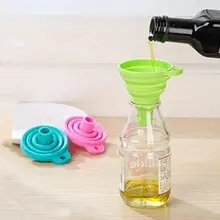 3 шт Силиконовая Складная воронка домашняя кухня жидкое масло дозировочный Инструмент Новое поступление
