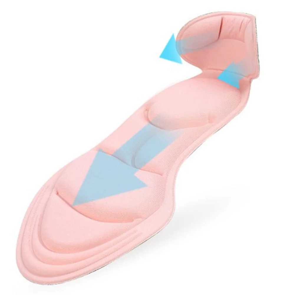 Sponge Sport Shoes Pad Comfortable Gel Insoles Ladies Massage Sole Women Insoles Inserts Shock Absorption Pads