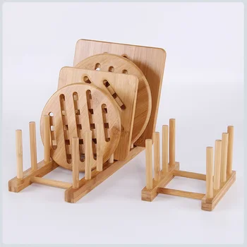 

Foldable Healthy Bamboo Dish Rack Kitchen Storage Rack Drainer Plate Cup Stand Display Holder Drying Rack Kitchen Storage Shelf